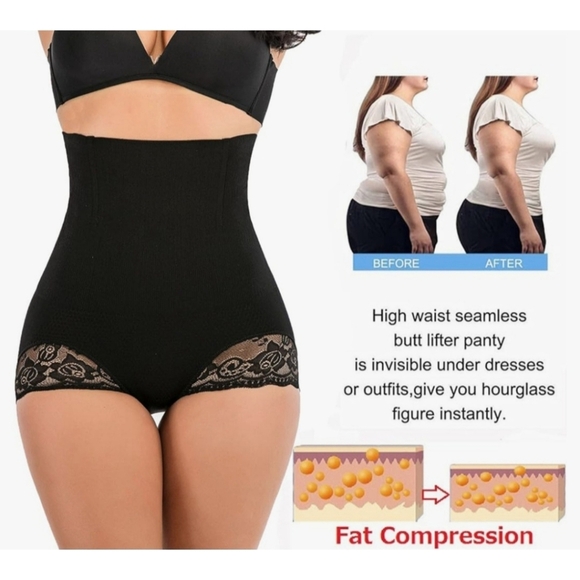 Womens Lace Hourglass Figure Butt Lifter Shaper Panty Size Small Tummy Control. - Picture 2 of 10